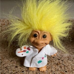 Vintage Troll Painter Doll